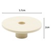 Tiardey 5 Pack 0.8 Inch Beige Plastic Golf Tee, Hollow