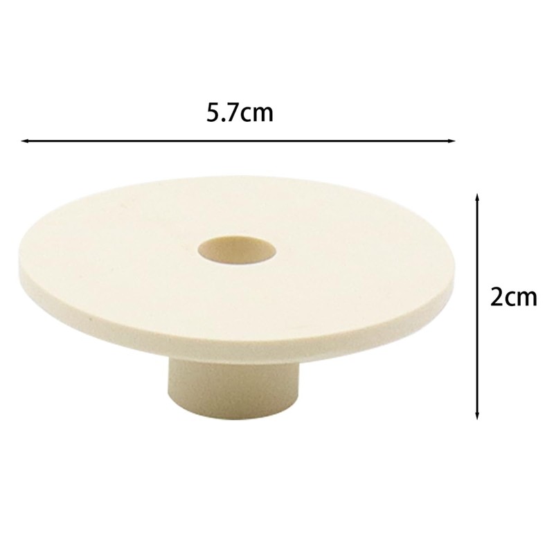 Tiardey 5 Pack 0.8 Inch Beige Plastic Golf Tee, Hollow