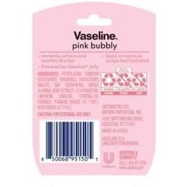 Vaseline Lip Therapy Edición Limitada Pink Bubbly, Bálsamo Labial, 7g