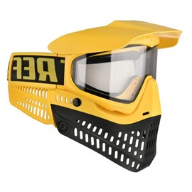 JT Spectra Proflex Thermal Paintball Goggle Mask - Referee Yellow Black