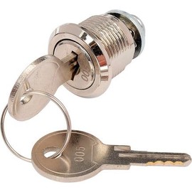 Lock Cylinder Set with 2 Keys for Global Industrial8482; Computer Cabinet Model 607294/607295