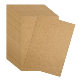 50 Sheets A4 250 g Brown Paper Coloured Card for Designing Greeting Cards, Invitations, Place Cards