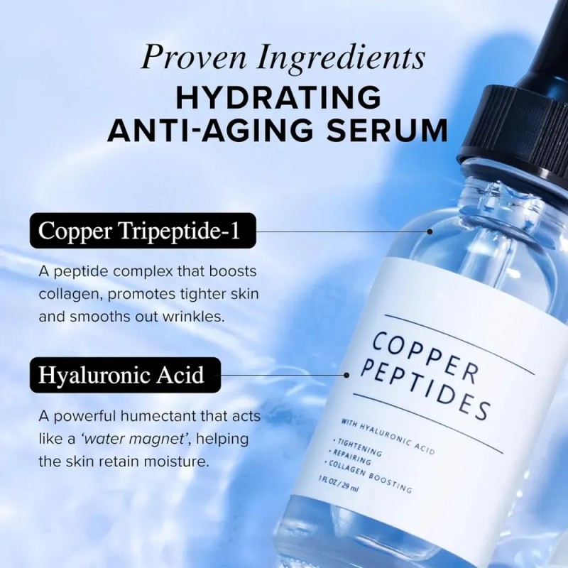 Suero Facial Copper Peptides Antiedad 30 Ml Todo Tipo De