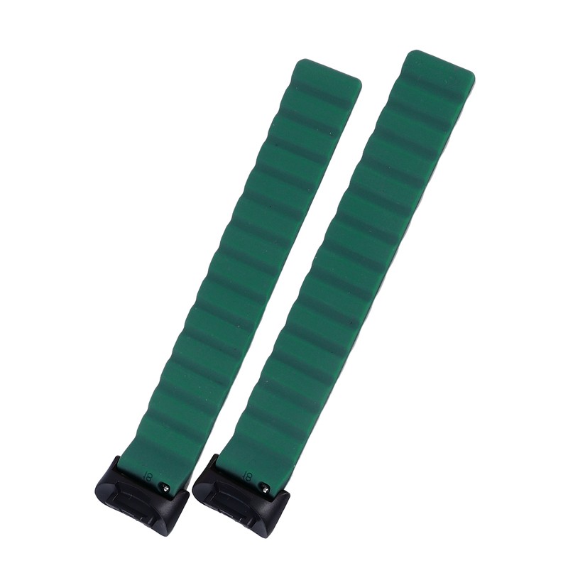 2pcs Watch Bands Professional Silicone Strap Strong Magnetic Snap Replacement