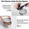 Beneno Can Opener, Manual Side Safe Cut Can Opener Smooth