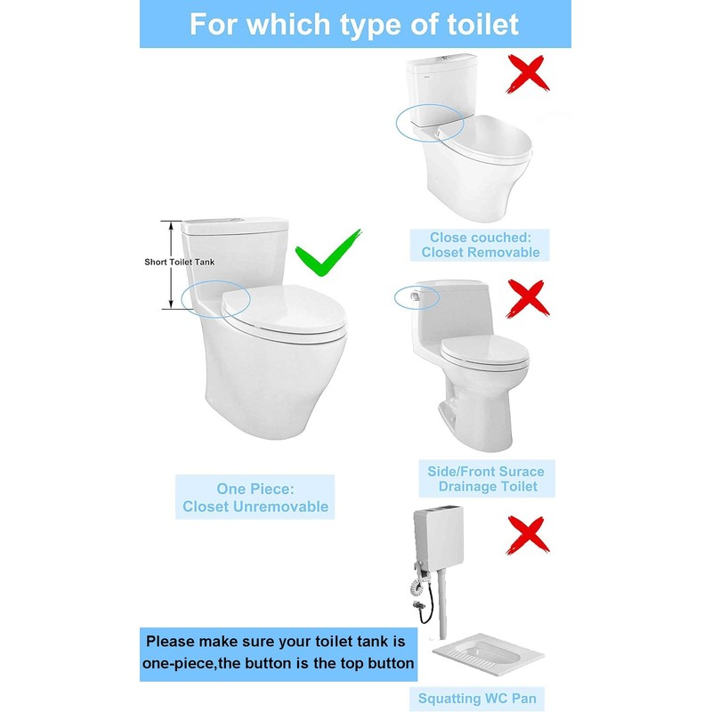2 Inch Toilet Flush Valves Toilet Repair Kit Dual Flush