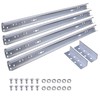 Zadery Heavy Duty 1 Pair Garage Door Vertical Track Kit