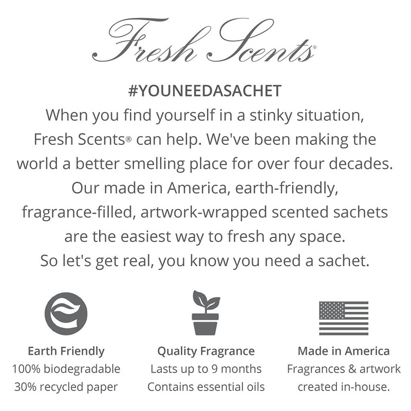 Willowbrook | Fresh Scents Scented Sachet Packet | Clean Clothes