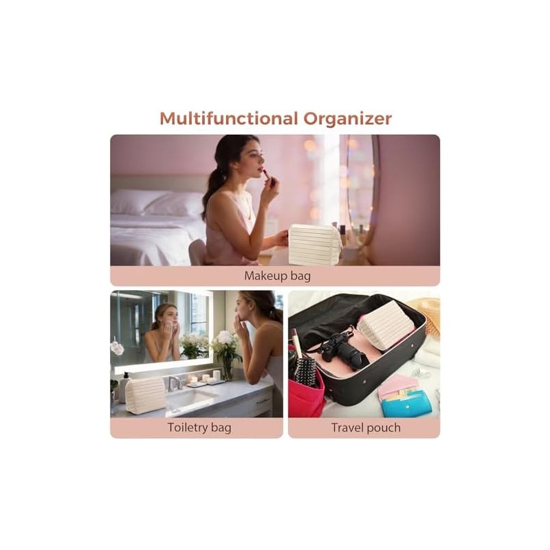 Makeup Brush Holder Travel, Compact Lightweight Accessory for Travel and