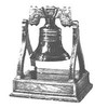 Liberty Bell Die-cast Metal Pencil Sharpener in Colorful Printed Box.