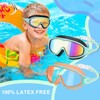 Swim Goggles for Kids 3-15, Anti-Fog, Anti-UV, No Leak, Wide