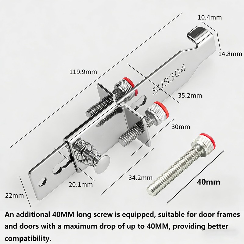 Portable Door Lock for Travel No Drill,Hotel Door Safety Locks