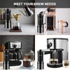 NewlukPro M7 Pro Manual Coffee Grinder,Titanium Coating Conical Burr,Hand Coffee