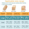 32 Pcs Chair Leg Protectors for Hardwood Floors, Clear Silicone