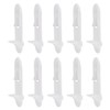 sourcing map Plastic Shelf Support Pegs 20pcs 7mm Locking Shelf