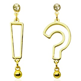 CWVHQ Question Mark and Exclamation Drop Earrings Funny Acrylic Earrings Big Long dangle Earrings Jewelry for Women Accessories (style-2)