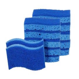 Plynt - Zero Scratch Scrub Sponge, Pack of 12 Sponges for Dishes, Kitchen & Bathroom, Zero Scratch, Multi-Surface Safe, Cleans Fast, Tackles Tough Messes, Safe for Nonstick Pots & Pans