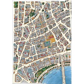 JG London, Covent Garden Area, Street Map 1000 Piece Jigsaw Puzzle
