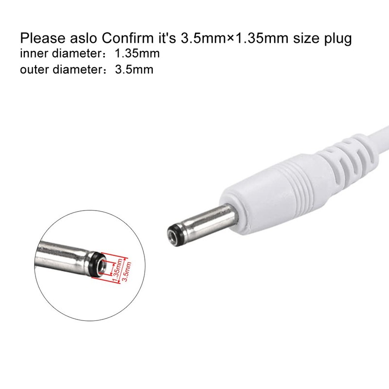 uxcell USB Type-A Male to 3.5 x 1.35mm DC 5V