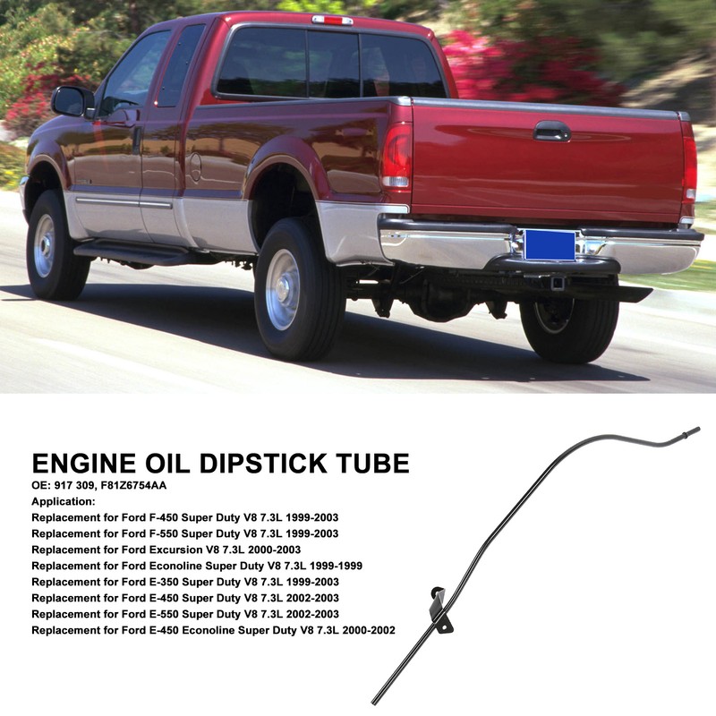 Engine Oil Dipstick Tube Line Pipe F81Z6754AA Leak Proof Replacement
