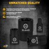 14-Piece Female E-Torx Star Socket Set with Magnetic Storage Rail,