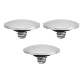 PATIKIL Camera Shutter Button Set of 3 Soft Shutter Release Buttons Copper Camera Buttons Convex for DSLR/SLR Cameras Silver