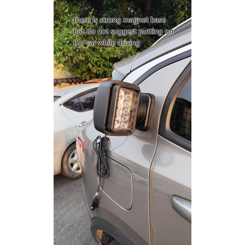 Led Search Light 7 Inch 50W 360 Degrees Rotating Remote