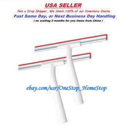 IKEA (Lot of 2) Shower Squeegees White and Red, Kitchen, Bathroom, Windows, (New)
