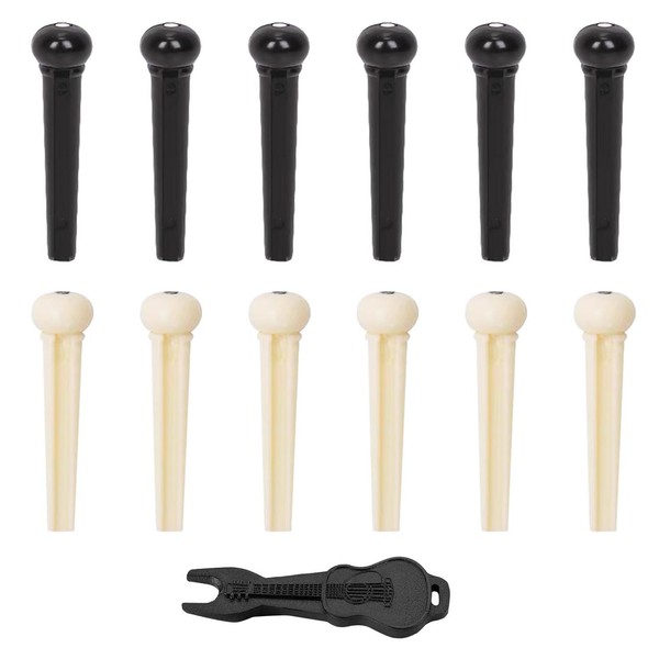 12 Pieces Of Acoustic Guitar Tuning Nails, 1 Piece Of