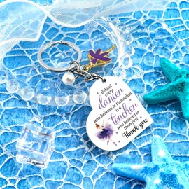 Wrpixe Dance Teacher Gifts Teacher Keyhain Dancer Gifts for Dance Teachers Appreciation Gift from Students Thank You Gift for Ballet Dancer Birthday Christmas Presents Ballet Stuff Accessory