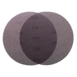 5 Inch Hook and Loop Dust Free Net Sanding Mesh Discs for Drywall Sander Car Wood Drywall Metal Polishing & Grinding Anti-Blocking Sand Abrasive Sheet 10PCs (Grit 80)