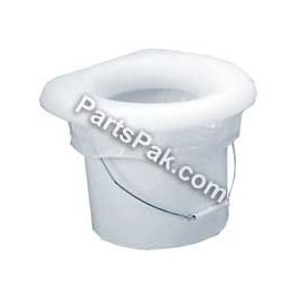 EZGO Throne Portable Toilet Seat w/Liner