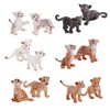 GZXUEHU Set of 12 Forest Animals Frigures Set, Zoo Animal
