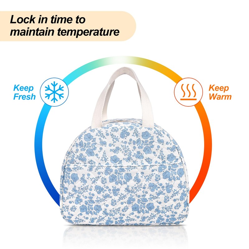 honitty Lunch Bag Women Men Large Capacity Insulated Lunch Box