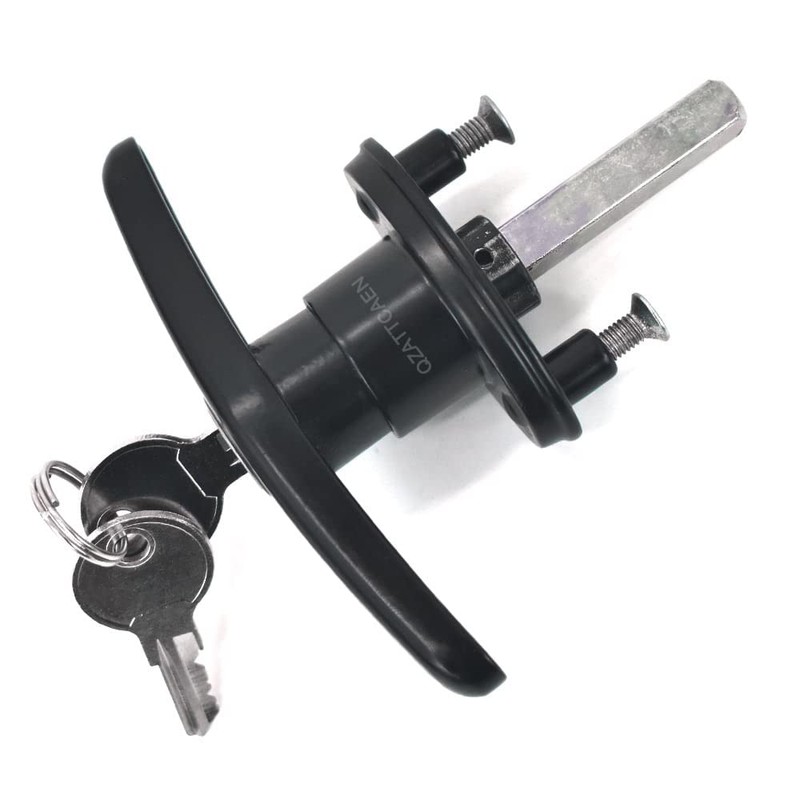 QZATTCAEN Pickup Truck Cap Topper Camper Shell Locking T-Handle -with