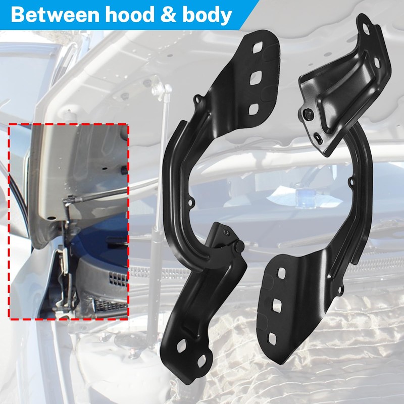 XUKEY 2pcs Hood Hinge Set for Ford Focus 2012-2018,Ford Escape