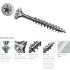 20mm Wood Screws, Torx Drive, Flat countersunk T-Star Plius Muti