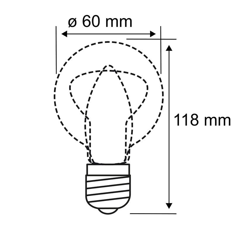 Paulmann LED ZB AGL 820lm 9W 2700K E27 Matt Dim23