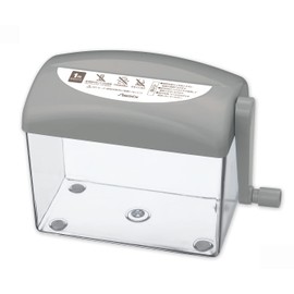 Asuka HS70GR Straight Cut Hand Shredder 3.5mm Personal Information Protection Shock Absorber Gray