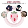 DOITOOL 10pcs Cute Felt Strawberry Crafts Hairband Decor for Home