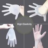 DIVCHI Disposable Gloves Latex-Free Clear Vinyl Gloves [100-Count] Powder-Free All-Purpose