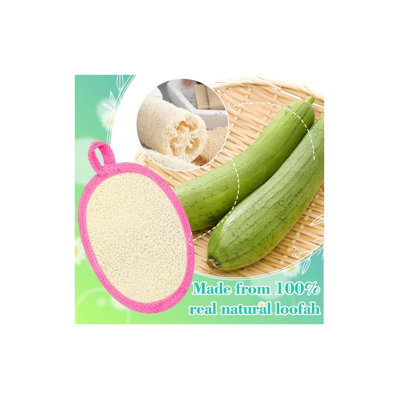 Paquetes De Esponjas De Lufa Boao 24 Piezas Para Exfoliación