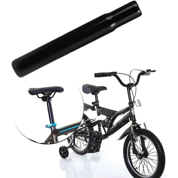 Black Bike Seat Post Steel, 25.4mm for Tube Bike Chair