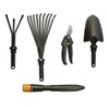 Sparehand 5-in-1 Garden Tool Set, Black/Orange