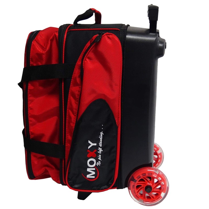 Moxy Blade Premium Double Roller Bowling Bag- Red