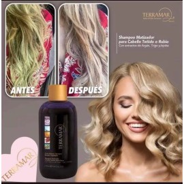 3 Shampoo Matizador De Cabello Teñido Terramar® 250ml