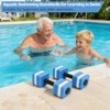 2 Pack Aquatic Exercise Dumbbells Swim Dumbbells High Density EVA
