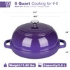 VORRINGARD Enameled Cast Iron Dutch Oven Pot with Lid, Bread