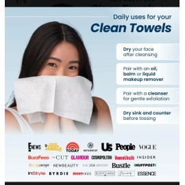 Clean Skin Club Toallas Faciales Xl 12+