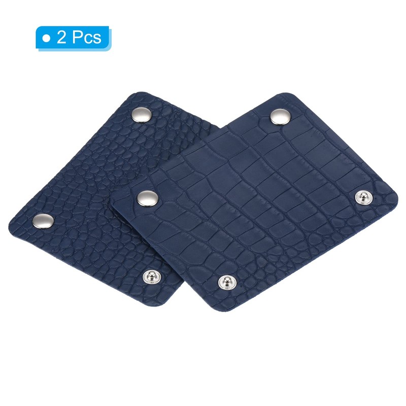 PATIKIL Luggage Handle Wrap, 2 Pack Irregular Pattern PU Handbag